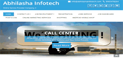 Desktop Screenshot of abhilashainfotech.com